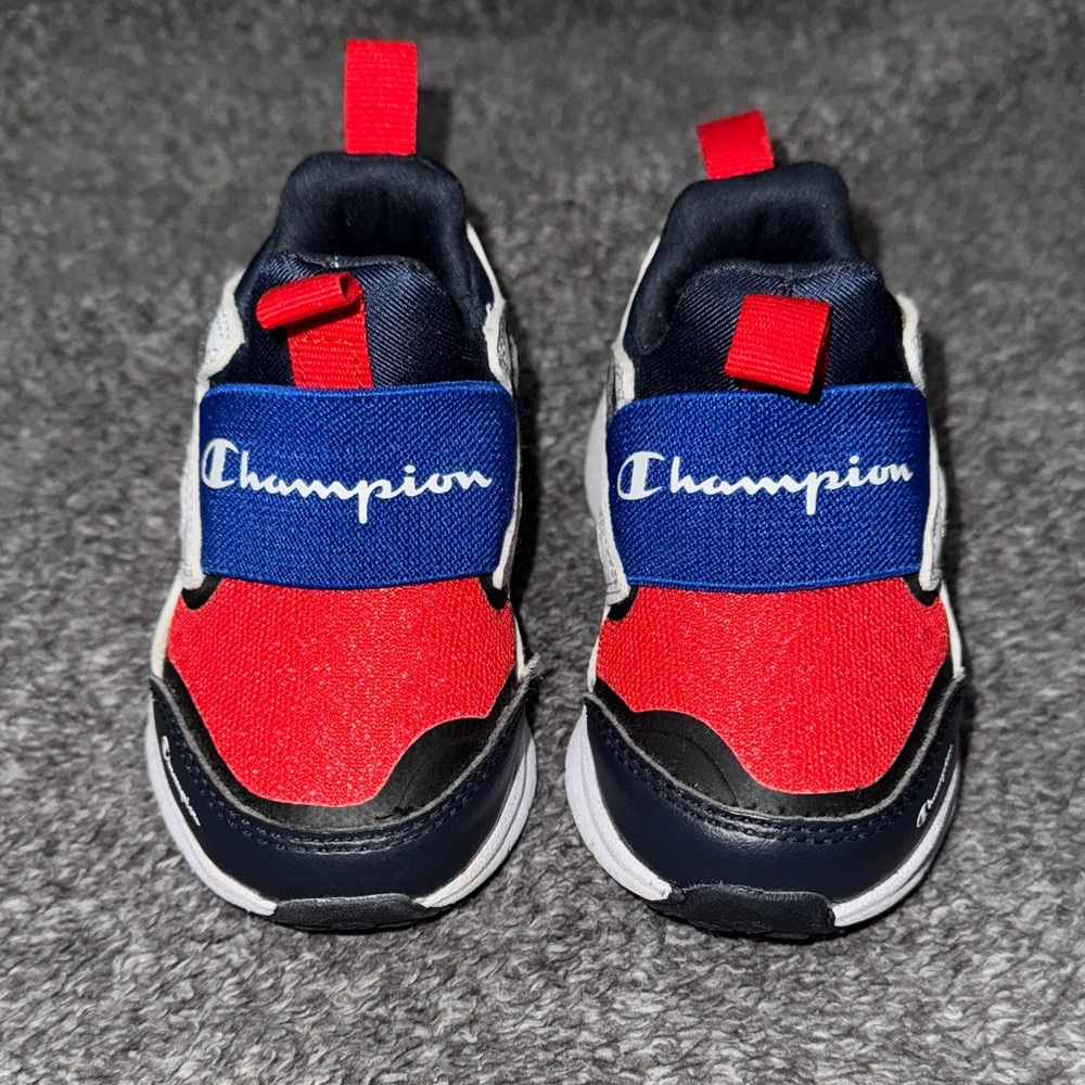 Champion Baby Sneakers in Red and Blue